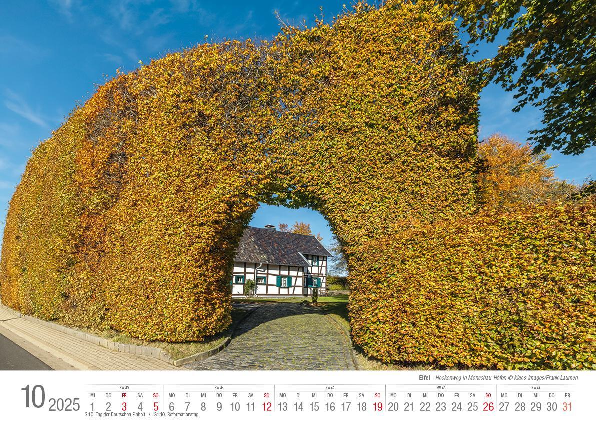 Bild: 9783965352186 | Eifel 2025 Bildkalender A3 Spiralbindung | Holger Klaes | Kalender