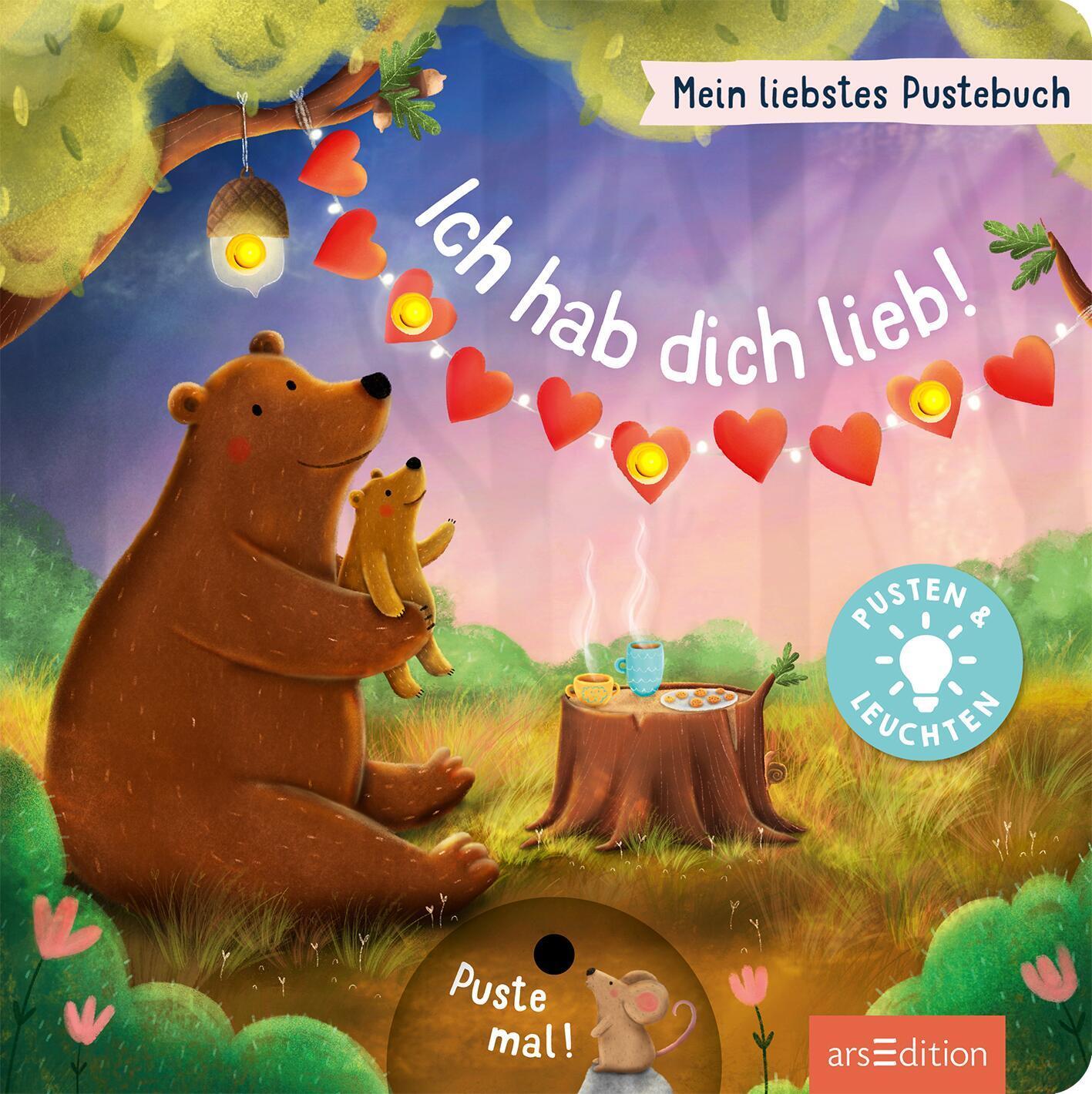 Bild: 9783845848549 | Mein liebstes Pustebuch - Ich hab dich lieb! | Pusten &amp; leuchten