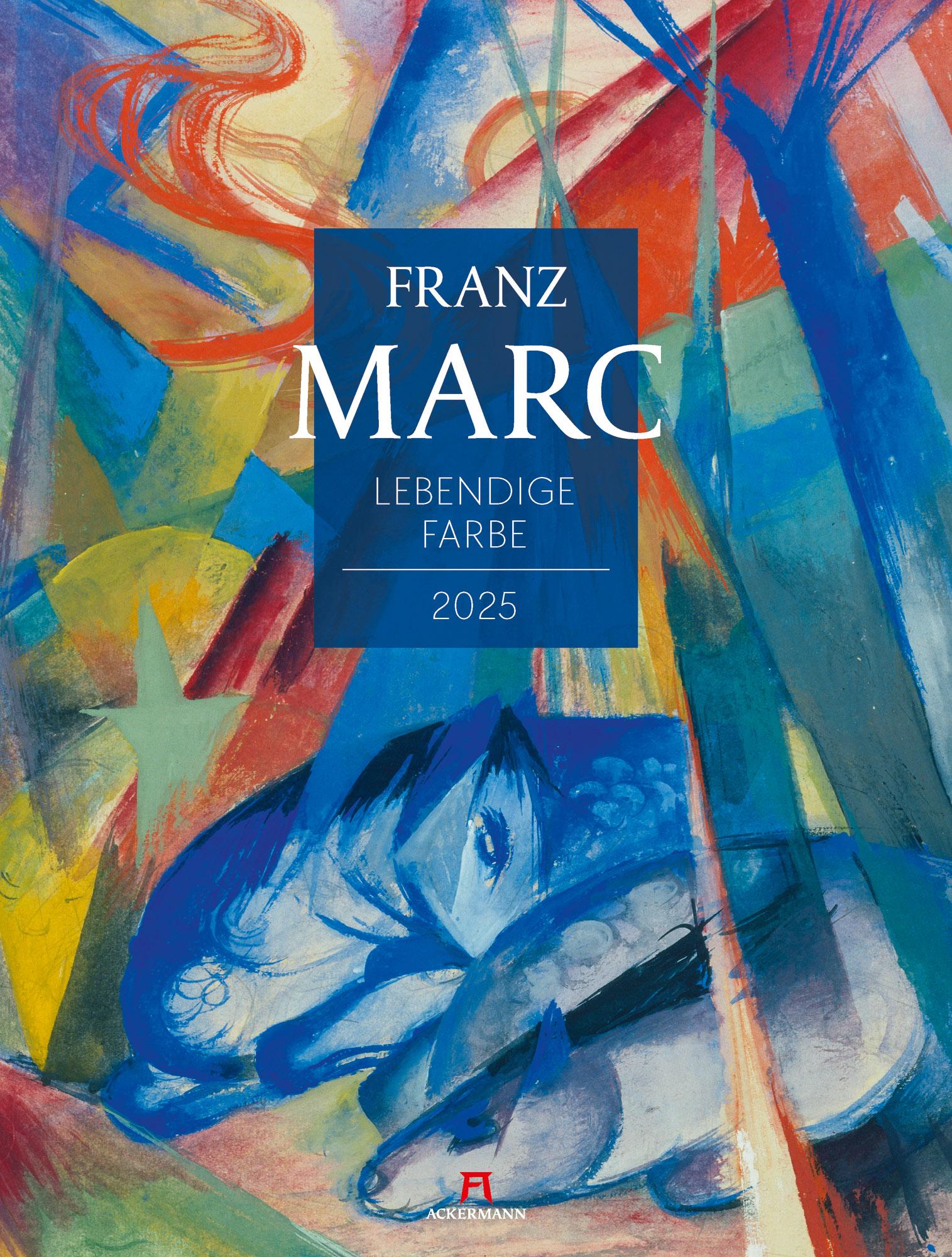 Cover: 9783838425672 | Lebendige Farbe Kalender 2025 | Franz Marc | Kalender | 14 S. | 2025