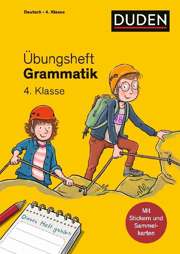 Cover: 9783411747900 | Übungsheft - Grammatik 4. Klasse | Mit Stickern und Lernerfolgskarten