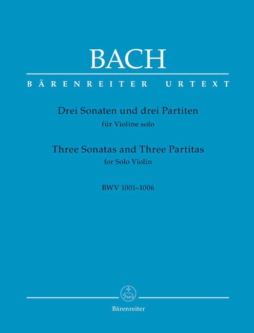 Cover: 9790006561605 | Drei Sonaten und drei Partiten für Violine solo BWV 1001-1006...