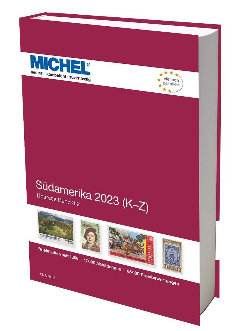 Cover: 9783954024377 | MICHEL Südamerika K-Z 2023 | Ü 3.2 | MICHEL-Redaktion | Taschenbuch