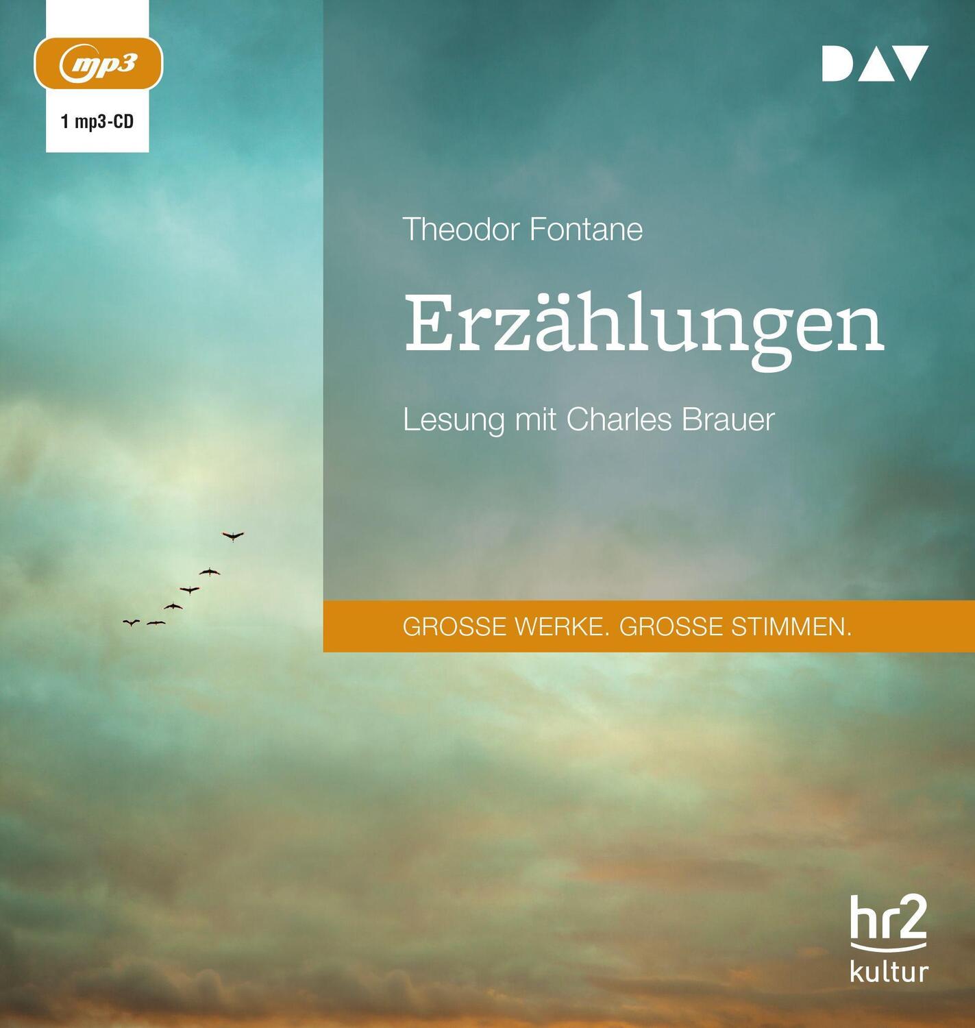 Cover: 9783742423375 | Erzählungen | Lesung mit Charles Brauer | Theodor Fontane | MP3 | 2022