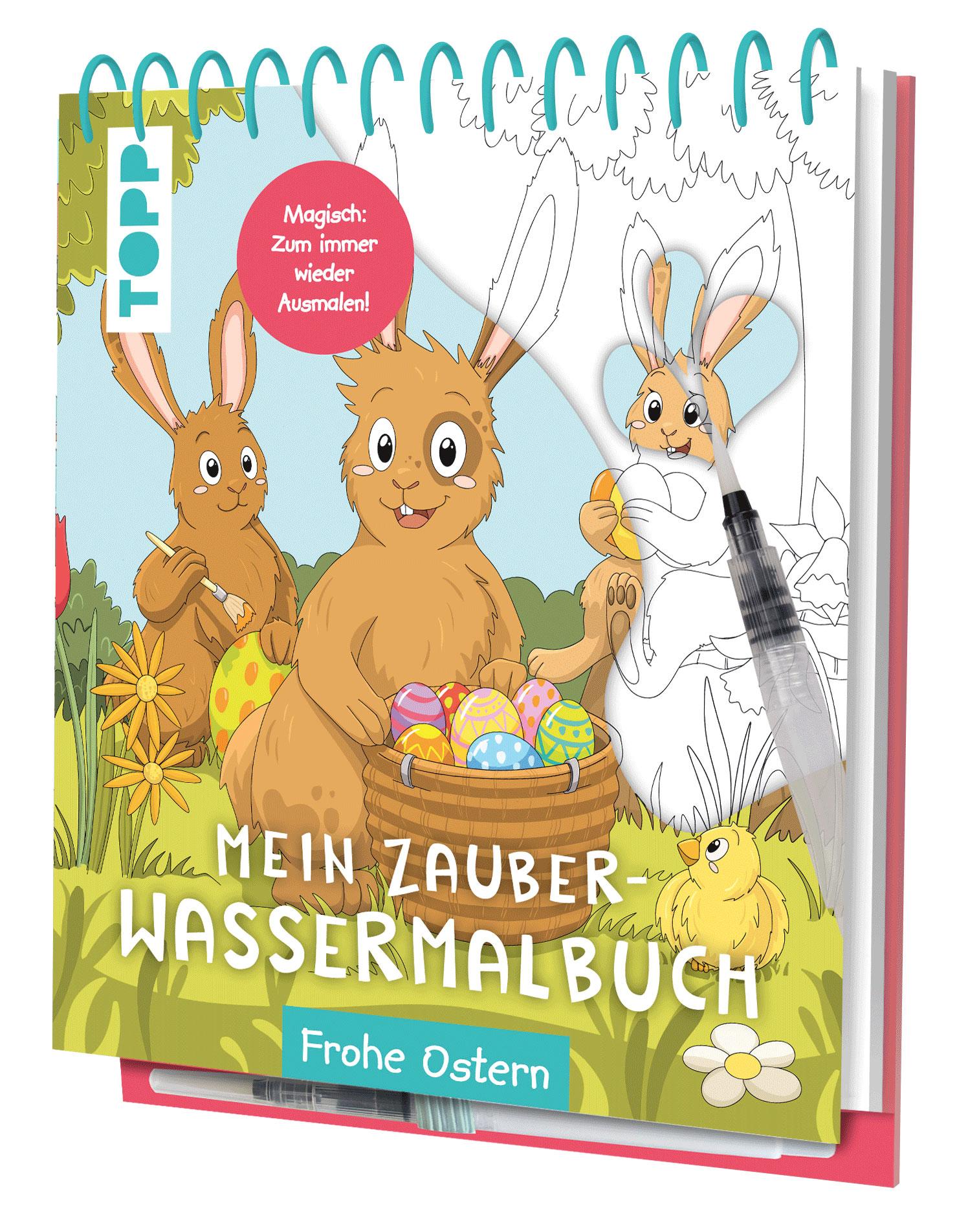 Cover: 9783735892294 | Mein Zauber-Wassermalbuch Frohe Ostern | Janina Heese | Buch | 16 S.