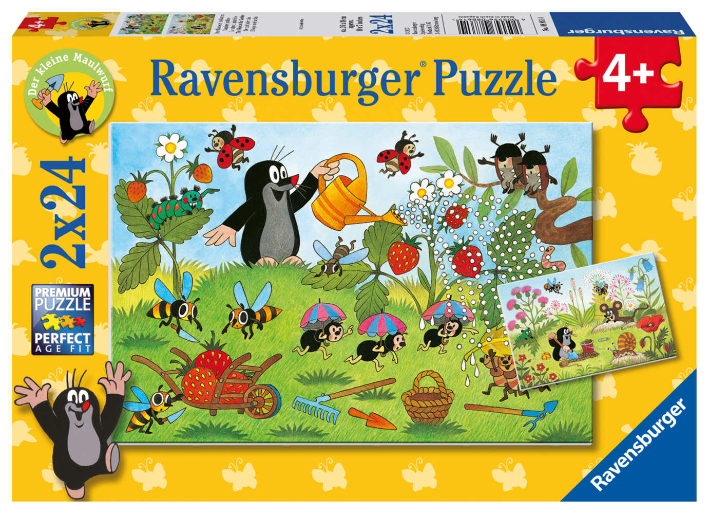 Cover: 4005556088614 | Ravensburger Kinderpuzzle - 08861 Der Maulwurf im Garten - Puzzle...