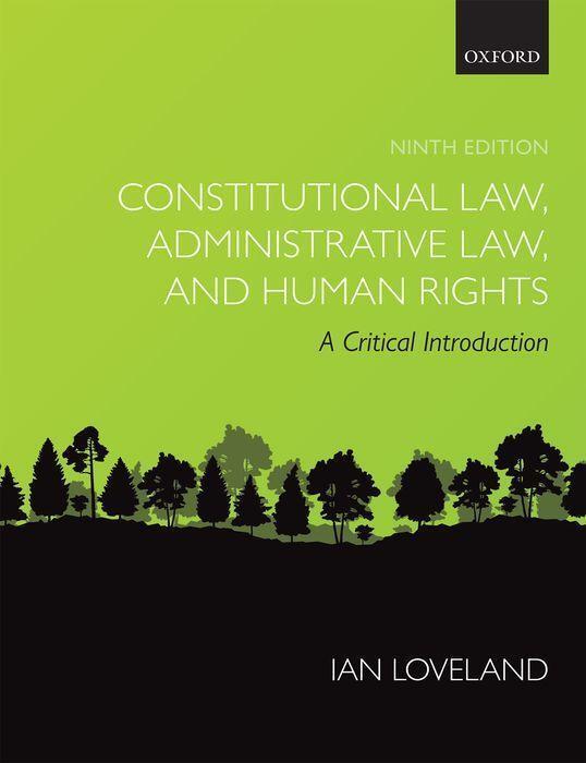 Cover: 9780198860129 | Constitutional Law, Administrative Law, and Human Rights | Loveland