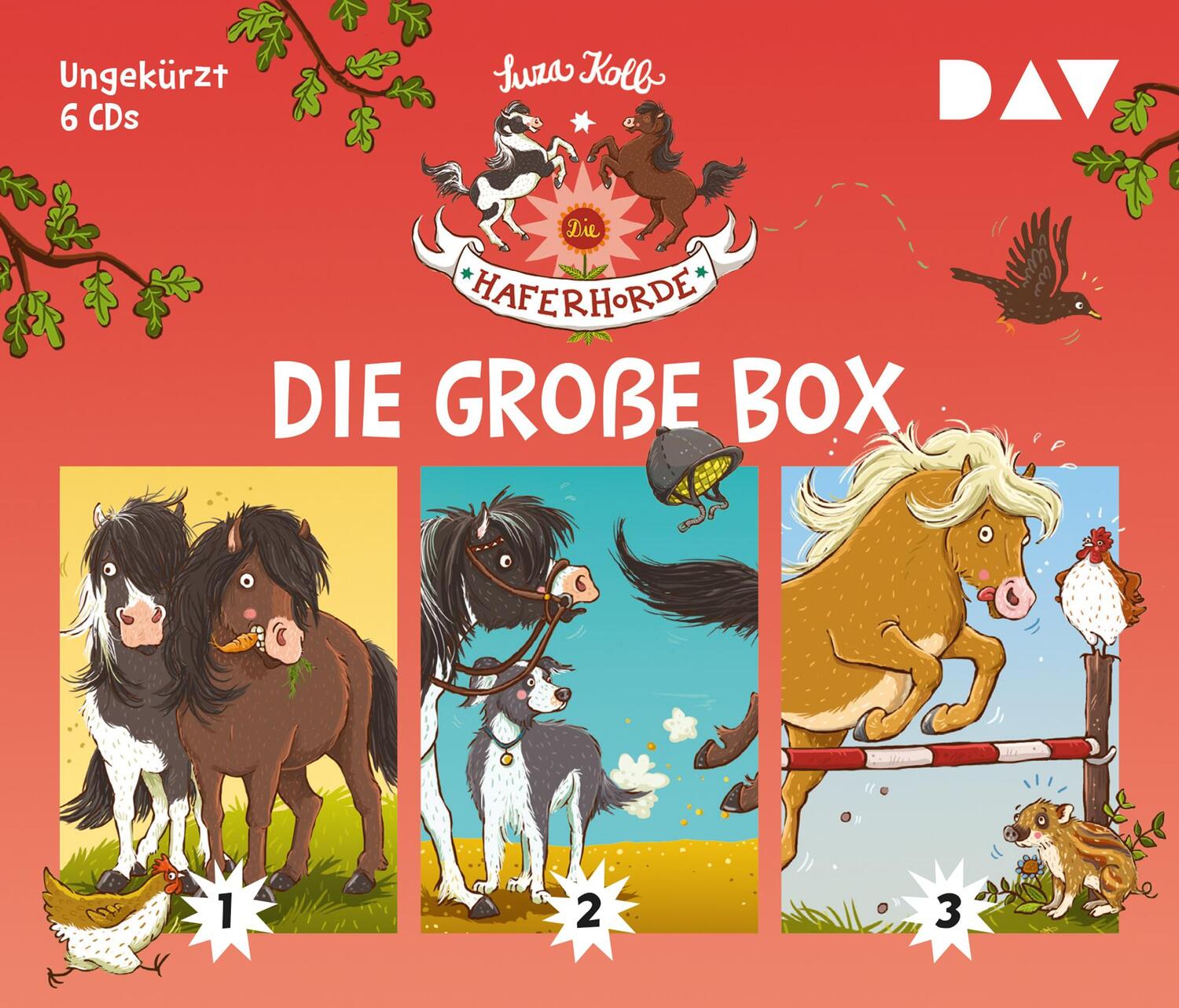 Cover: 9783742401854 | Die Haferhorde - Die große Box (Teil 1-3) | Suza Kolb | Audio-CD