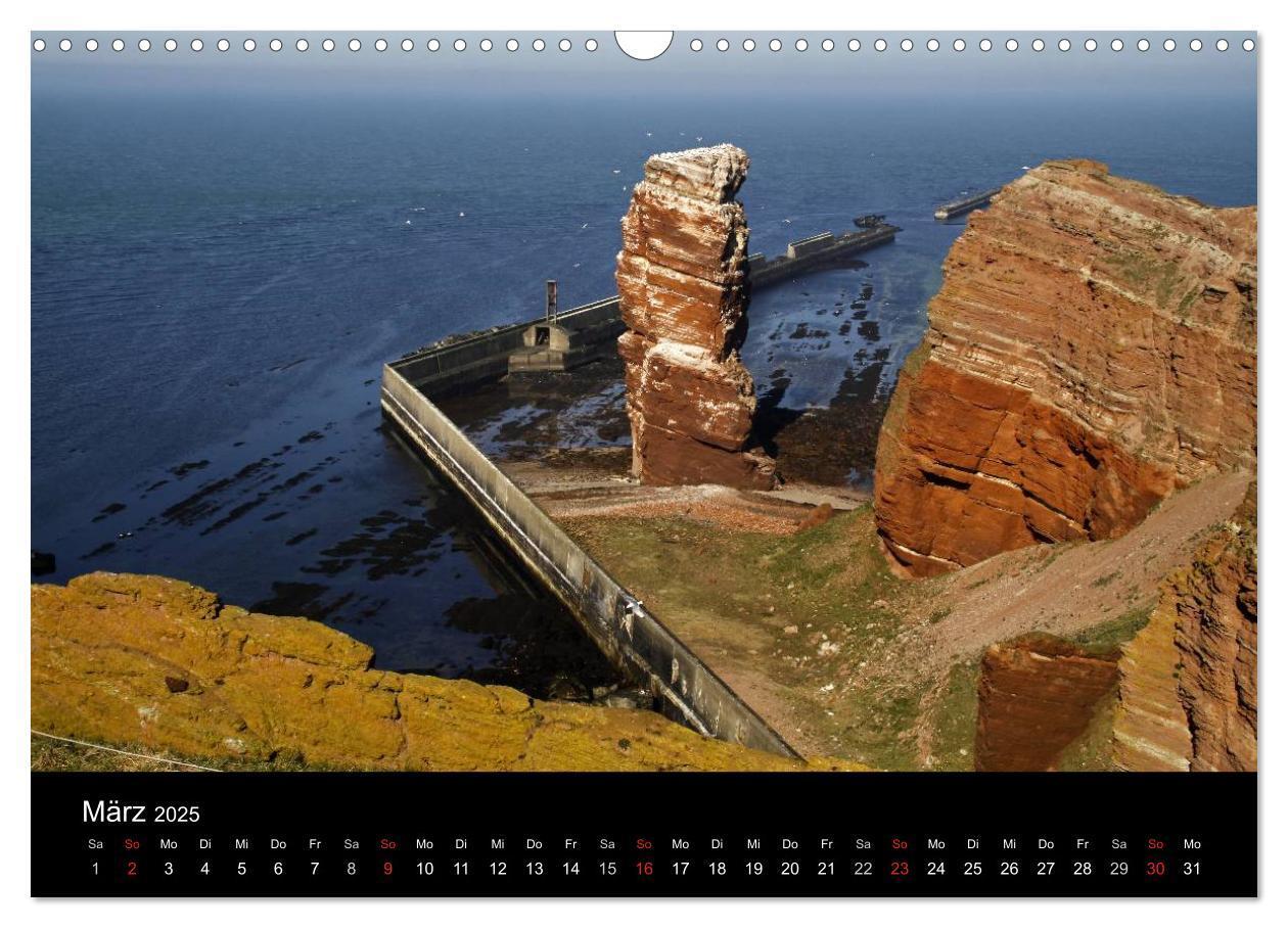 Bild: 9783435768684 | Helgoland (Wandkalender 2025 DIN A3 quer), CALVENDO Monatskalender