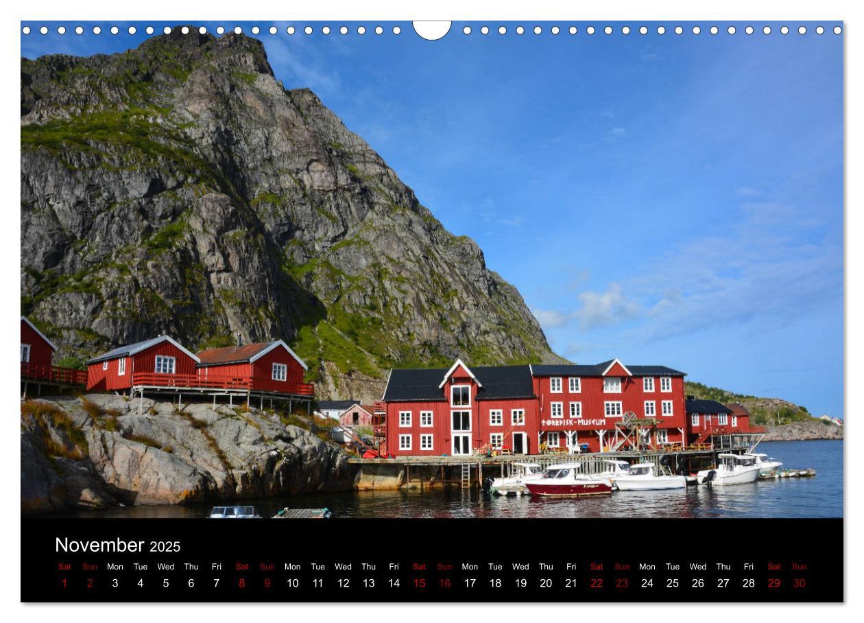 Bild: 9781325949403 | The magical Lofoten Islands (Wall Calendar 2025 DIN A3 landscape),...