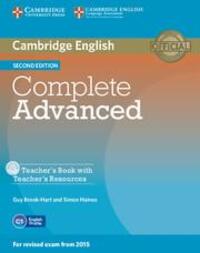 Cover: 9781107698383 | Complete Advanced Teacher's Book with Teacher's Resources CD-ROM