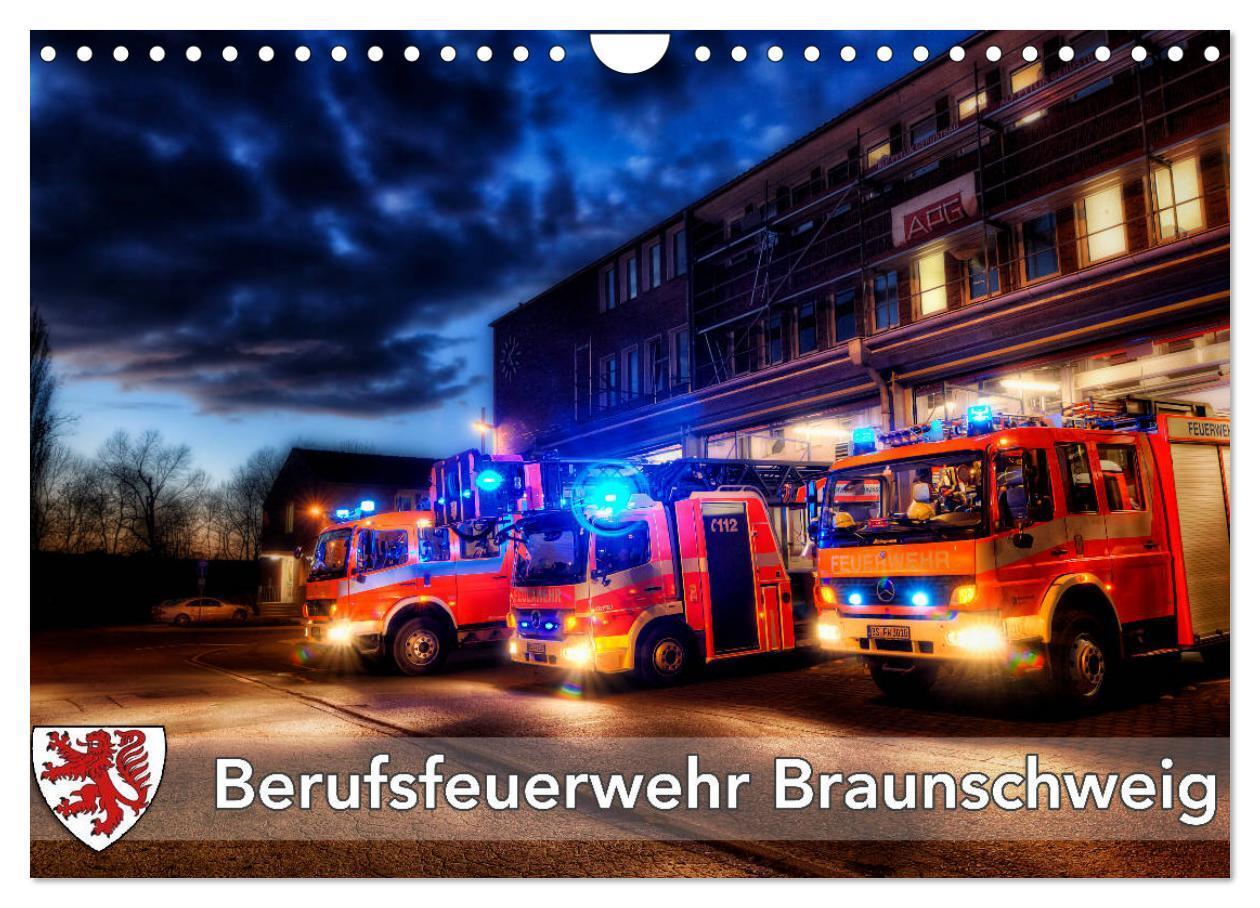 Cover: 9783383206283 | Berufsfeuerwehr Braunschweig (Wandkalender 2024 DIN A4 quer),...