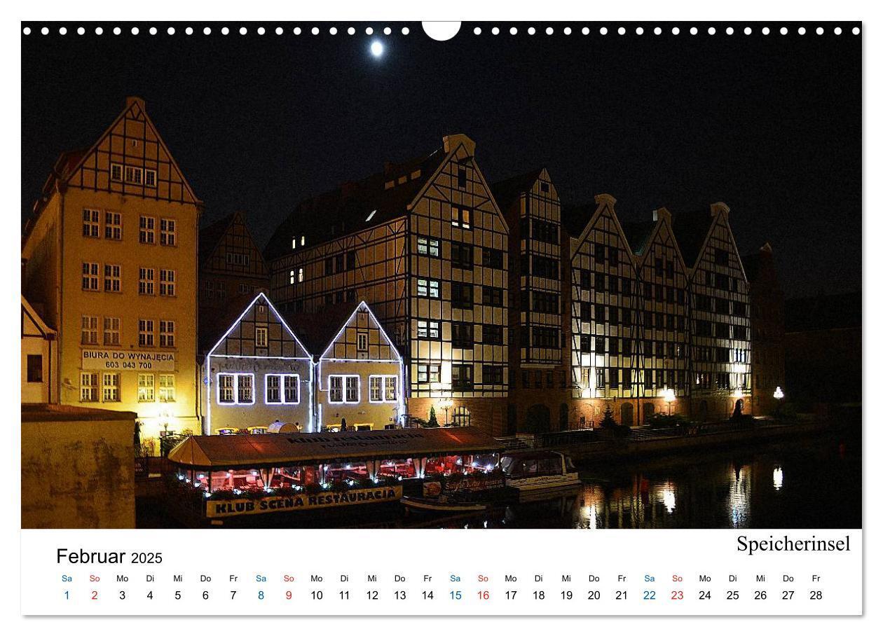 Bild: 9783435492077 | Das alte Danzig - Ein Stadtbummel am Abend (Wandkalender 2025 DIN...