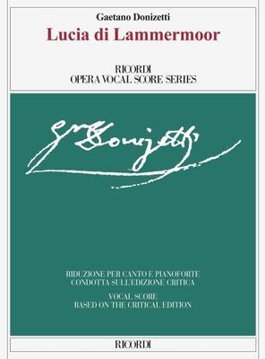 Cover: 9788881920808 | Lucia Di Lammermoor: Opera Vocal Score Series - Vocal Score Based...