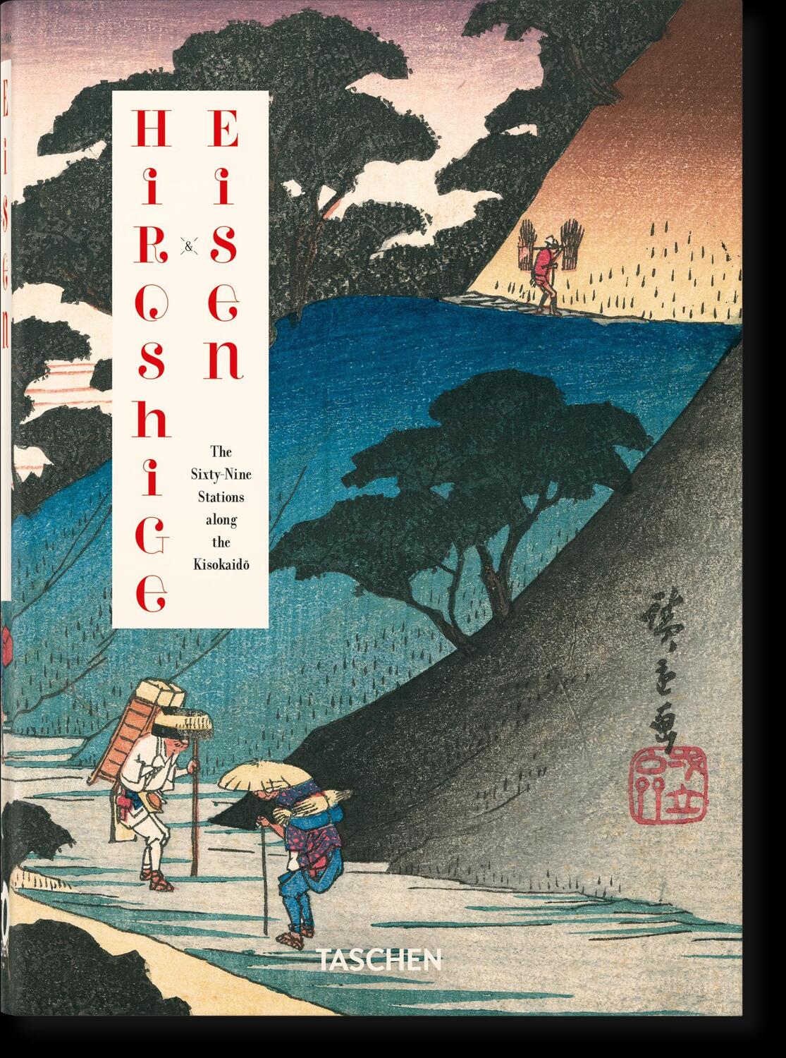Cover: 9783836594875 | Hiroshige &amp; Eisen. The Sixty-Nine Stations along the Kisokaido....