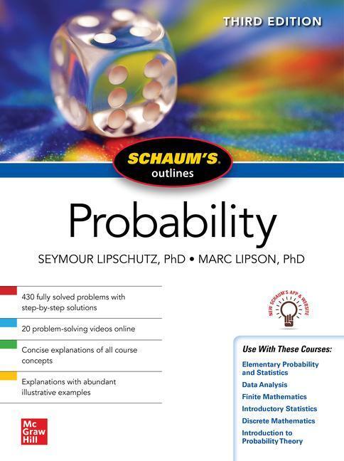 Cover: 9781264258840 | Schaum's Outline of Probability, Third Edition | Lipschutz (u. a.)