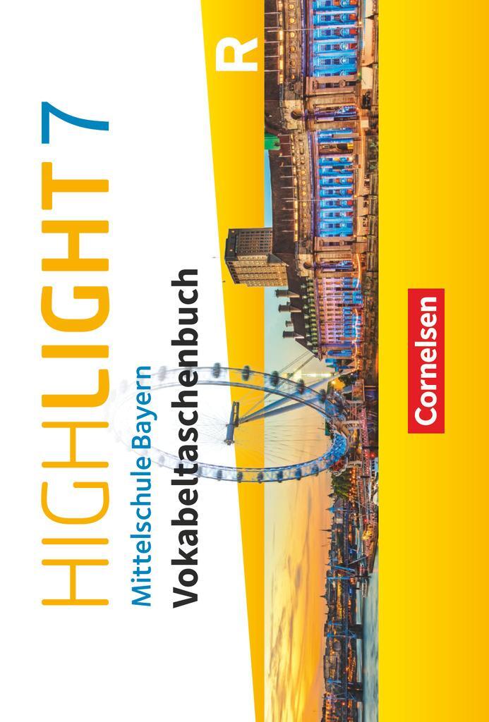 Cover: 9783060361205 | Highlight - Mittelschule Bayern 7. Jahrgangsstufe - Vokabeltaschenbuch