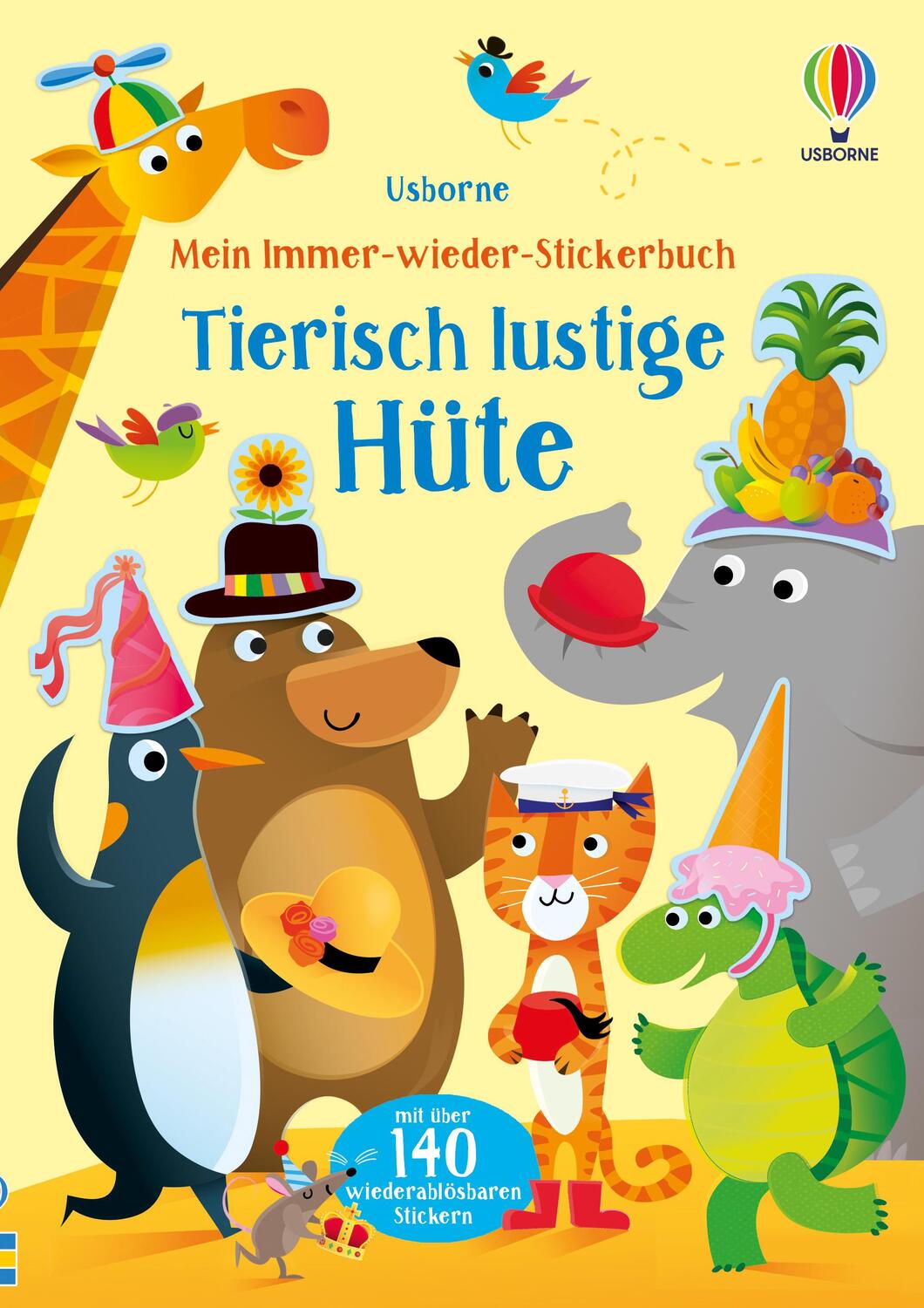 Cover: 9781789417692 | Mein Immer-wieder-Stickerbuch: Tierisch lustige Hüte | Greenwell