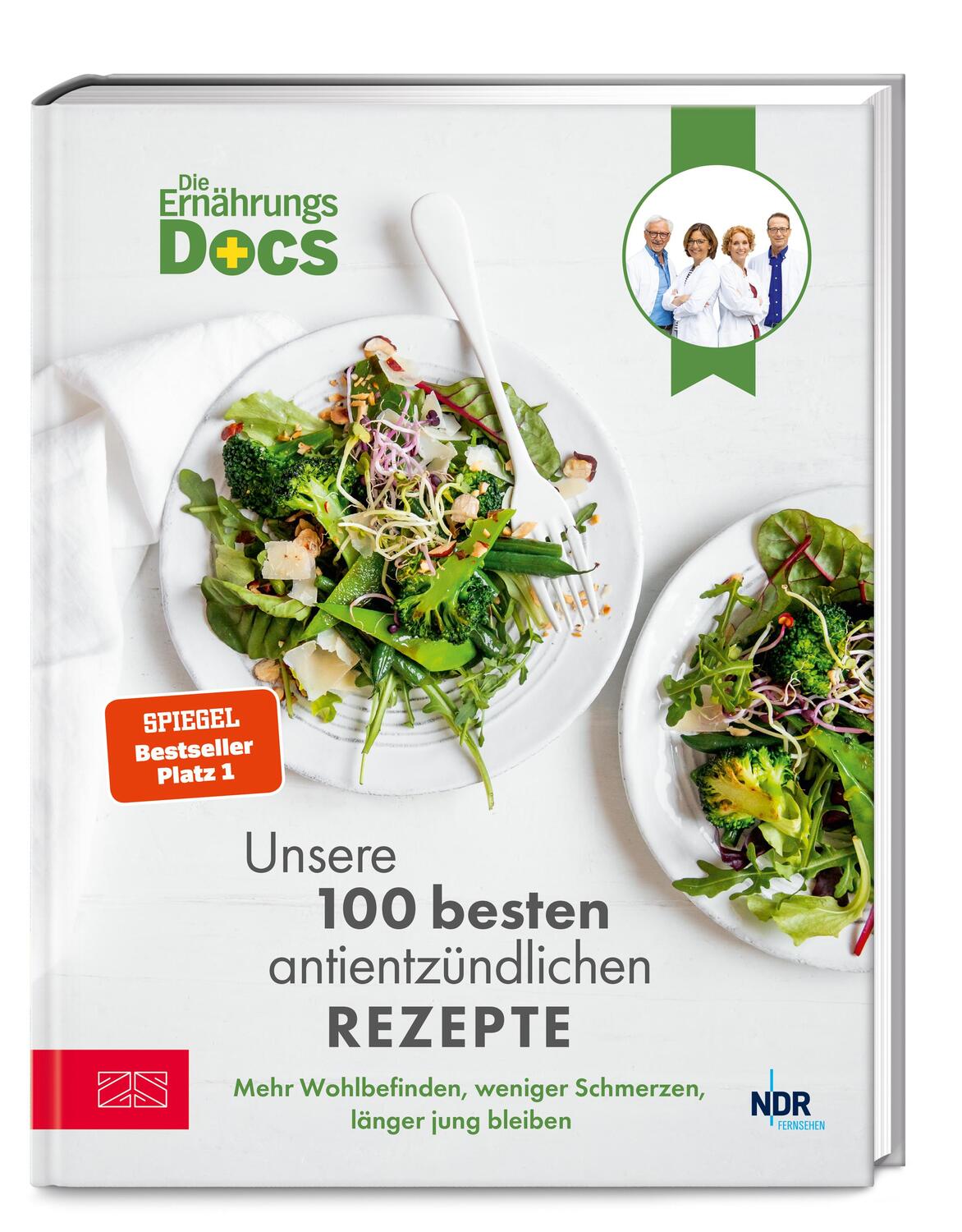 Cover: 9783965844193 | Die Ernährungs-Docs - Unsere 100 besten antientzündlichen Rezepte