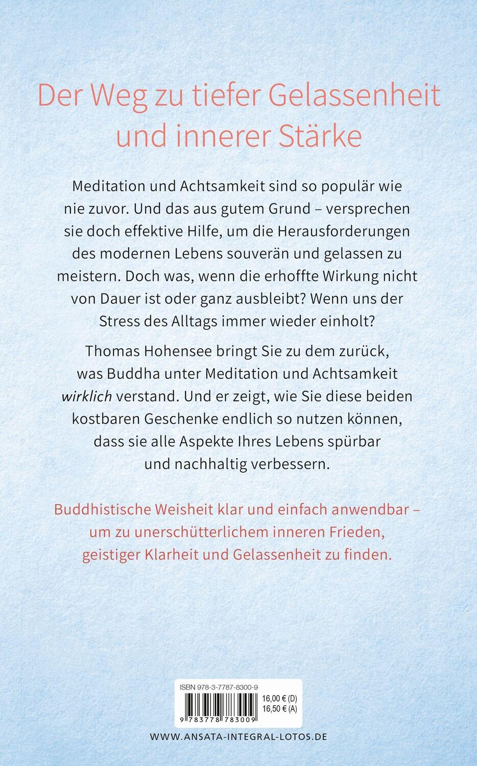 Bild: 9783778783009 | Buddhas kostbare Geschenke an dich | Thomas Hohensee | Buch | Deutsch