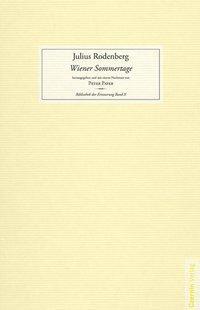 Cover: 9783707602920 | Wiener Sommertage | Julius Rodenberg | Buch | 320 S. | Deutsch | 2009