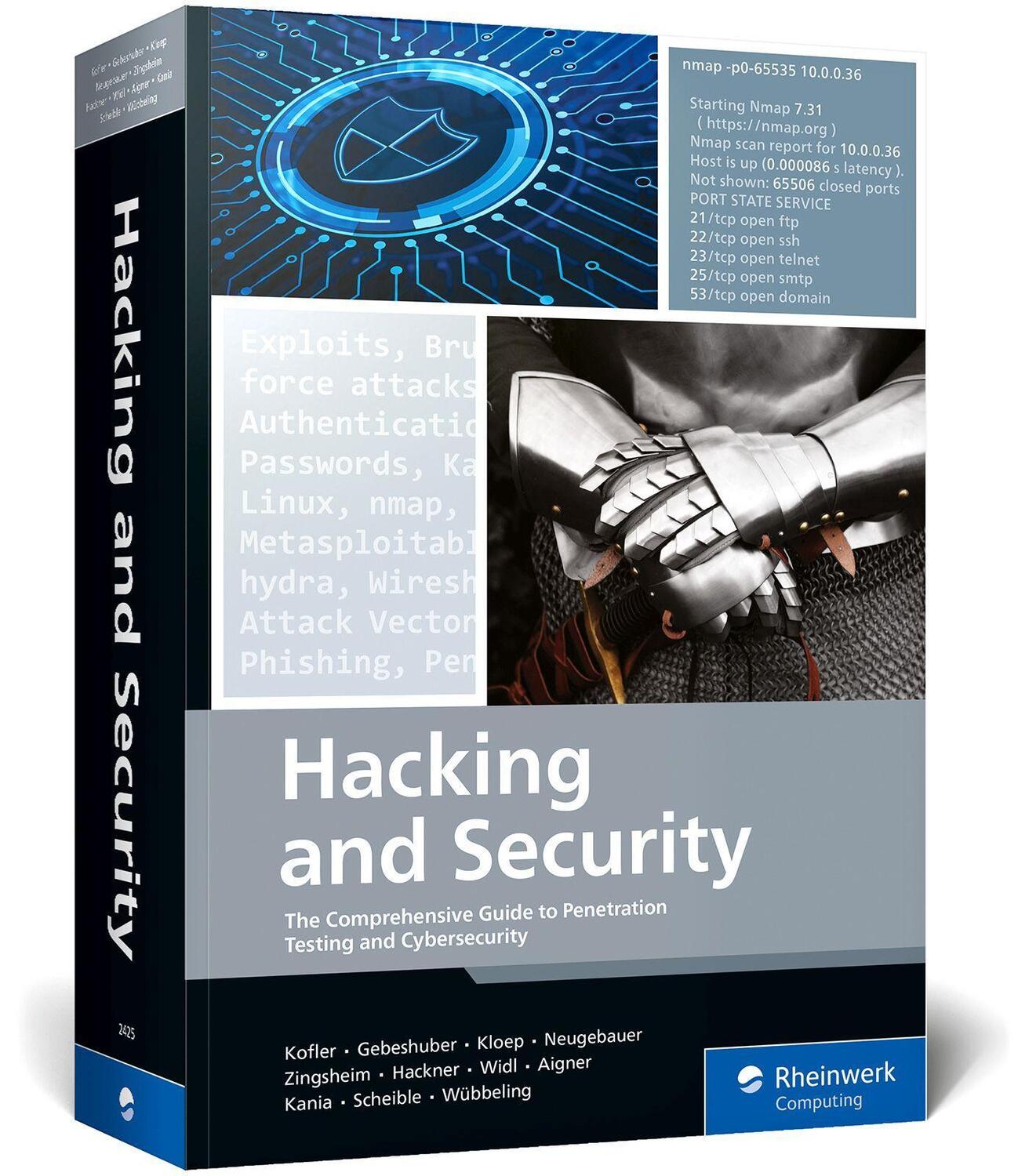 Cover: 9781493224258 | Hacking and Security | Michael Kofler (u. a.) | Taschenbuch | 1141 S.