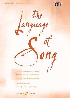 Cover: 9780571530762 | The Language of Song -- Advanced | Medium Voice, Book &amp; CD | Buch