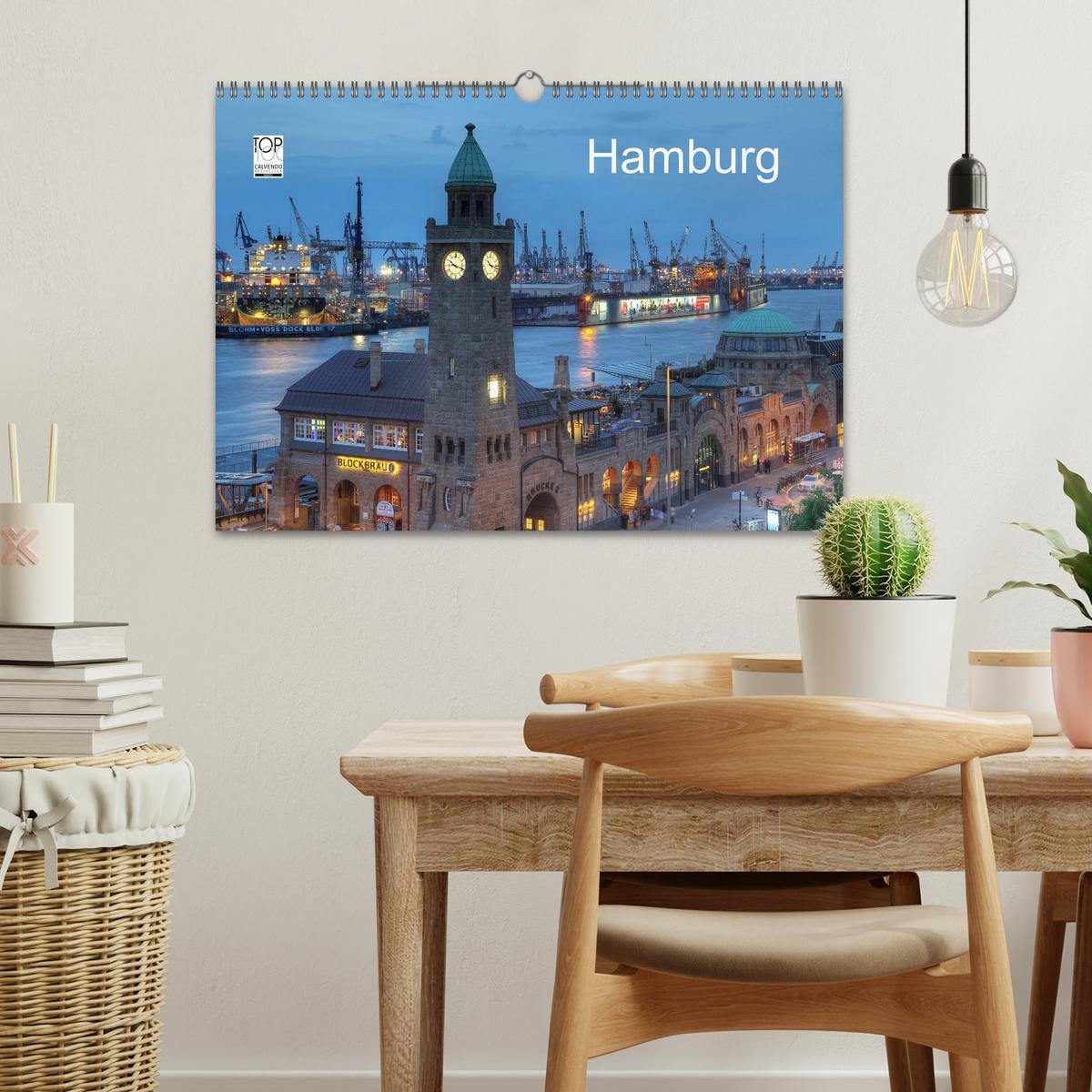 Bild: 9783435759613 | Hamburg (Wandkalender 2025 DIN A3 quer), CALVENDO Monatskalender