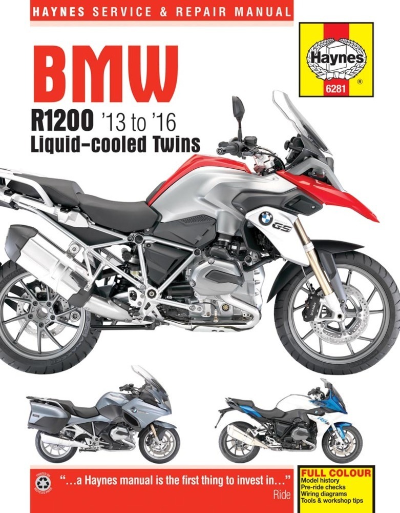 Cover: 9781785212819 | BMW R1200 dohc liquid-cooled Twins (13 - 16) Haynes Repair Manual