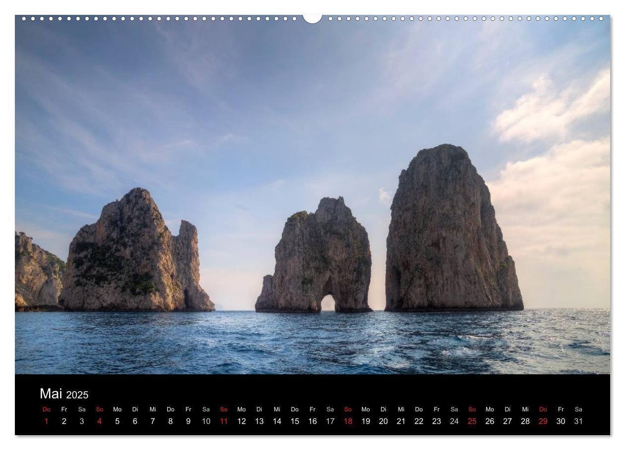 Bild: 9783435595501 | Amalfiküste und Capri (Wandkalender 2025 DIN A2 quer), CALVENDO...