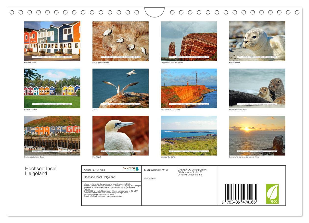 Bild: 9783435474165 | Hochsee-Insel Helgoland (Wandkalender 2025 DIN A4 quer), CALVENDO...