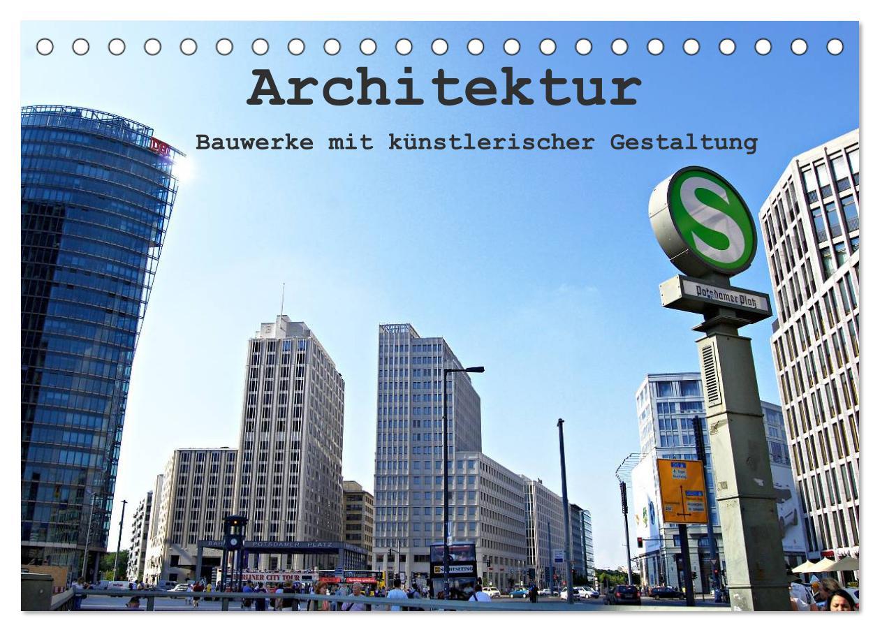 Cover: 9783435503391 | Architektur - Bauwerke mit künstlerischer Gestaltung (Tischkalender...