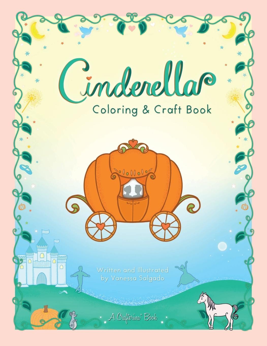 Cover: 9798986861203 | Cinderella Coloring &amp; Craft Book | Vanessa Salgado | Taschenbuch