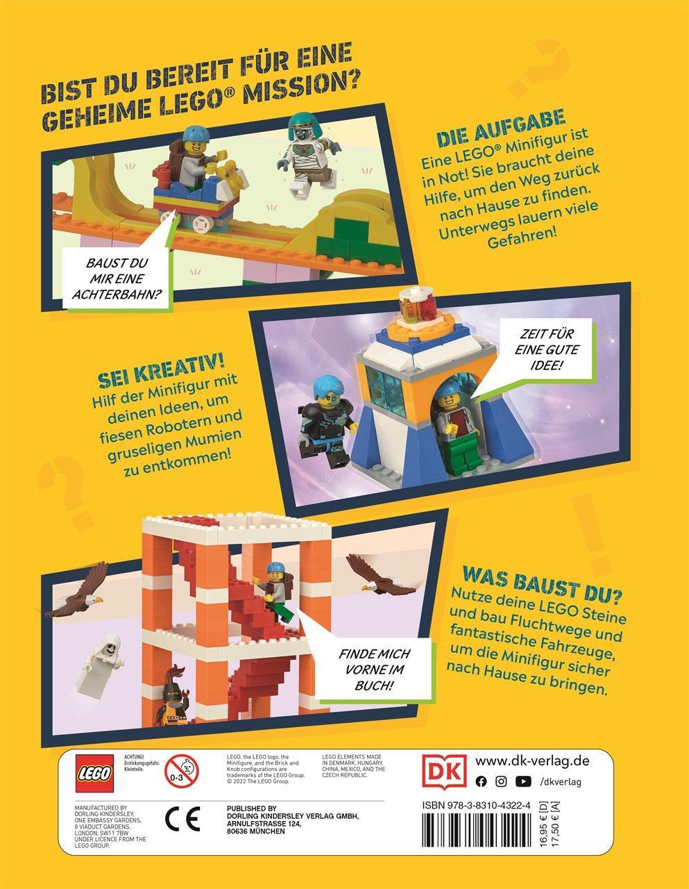 Rückseite: 9783831043224 | LEGO® Minifiguren in geheimer Mission | Tori Kosara | Buch | 128 S.