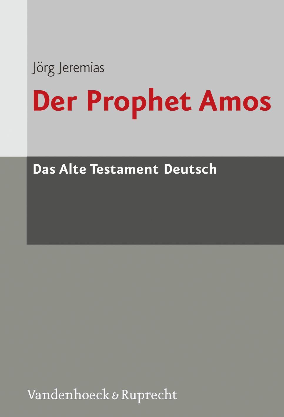 Cover: 9783525512265 | Der Prophet Amos | Jörg Jeremias | Buch | 138 S. | Deutsch | 2013