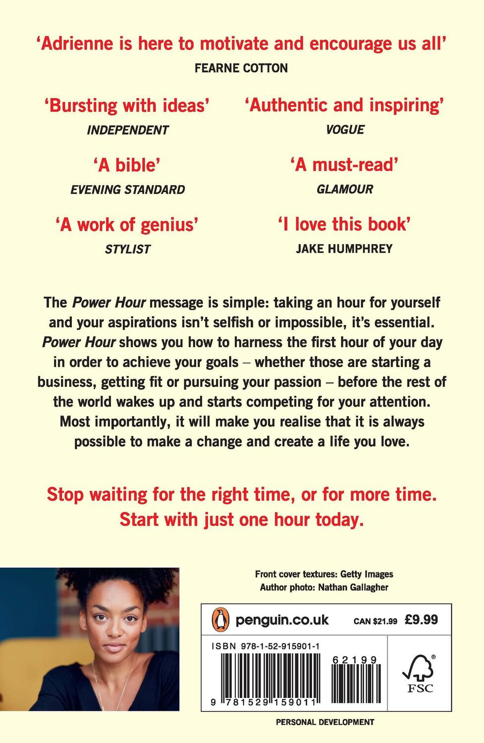 Rückseite: 9781529159011 | Power Hour | How to Focus on Your Goals and Create a Life You Love