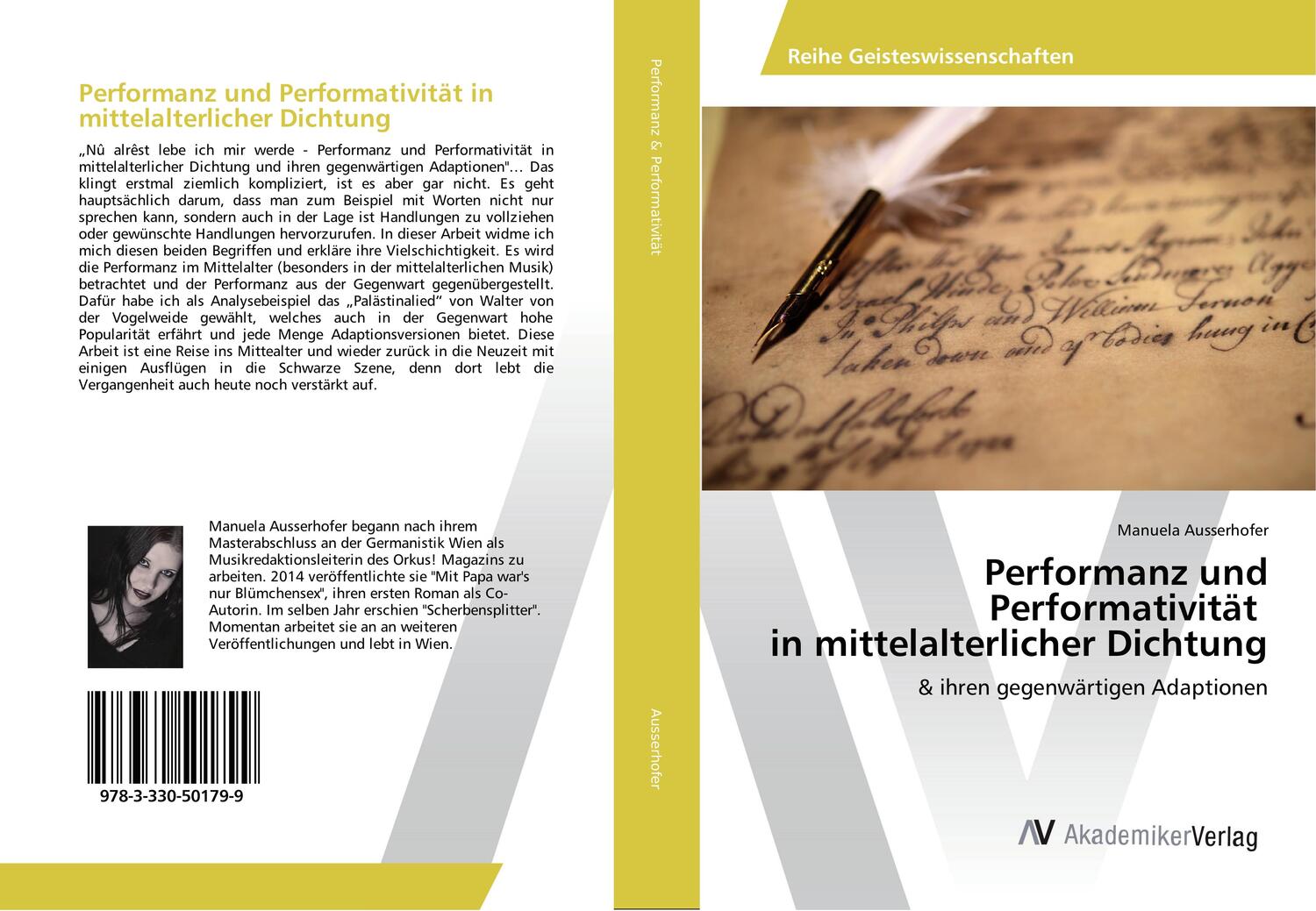 Cover: 9783330501799 | Performanz und Performativität in mittelalterlicher Dichtung | Buch