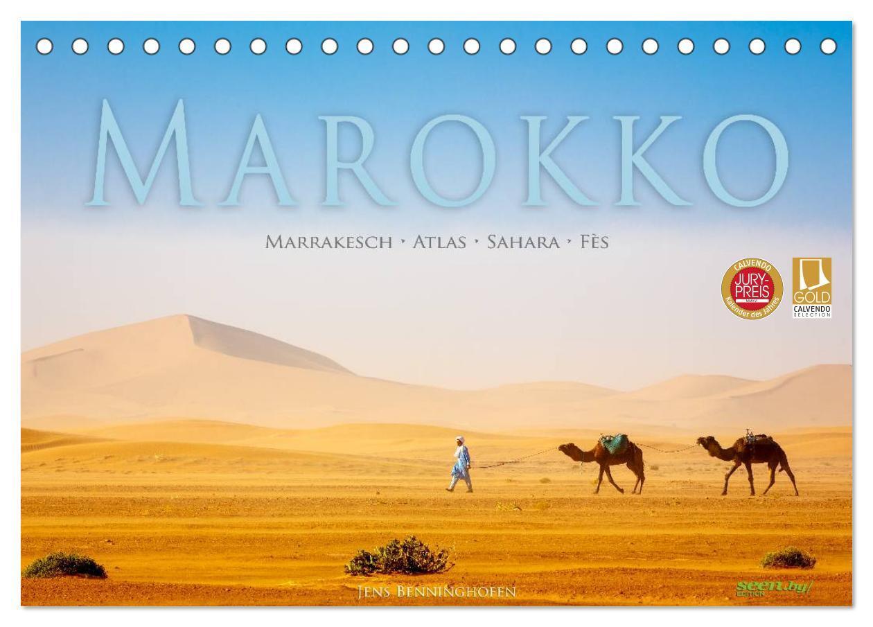 Cover: 9783675759046 | Marokko: Marrakesch, Atlas, Sahara, Fès (Tischkalender 2024 DIN A5...