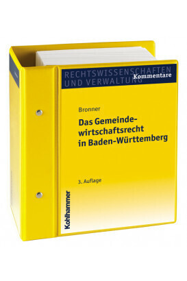 Cover: 9783170169401 | Das Gemeindewirtschaftsrecht in Baden-Württemberg, Kommentar | Stück