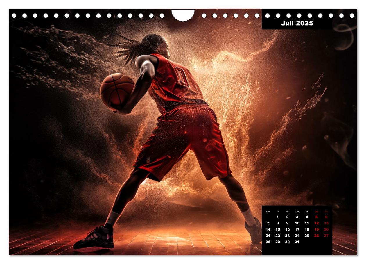 Bild: 9783383866999 | Faszination Basketball (Wandkalender 2025 DIN A4 quer), CALVENDO...