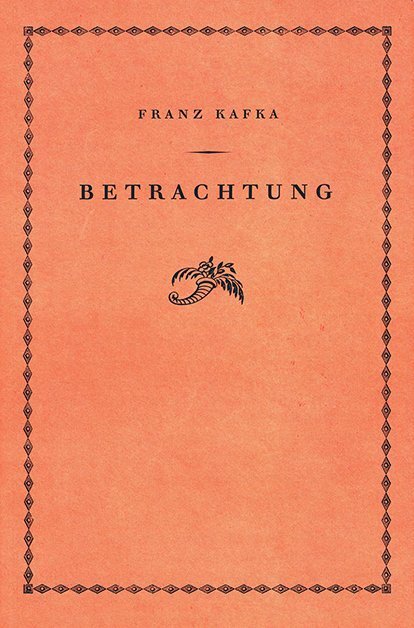 Cover: 9783835337152 | Betrachtung | Franz Kafka | Taschenbuch | 136 S. | Deutsch | 2020