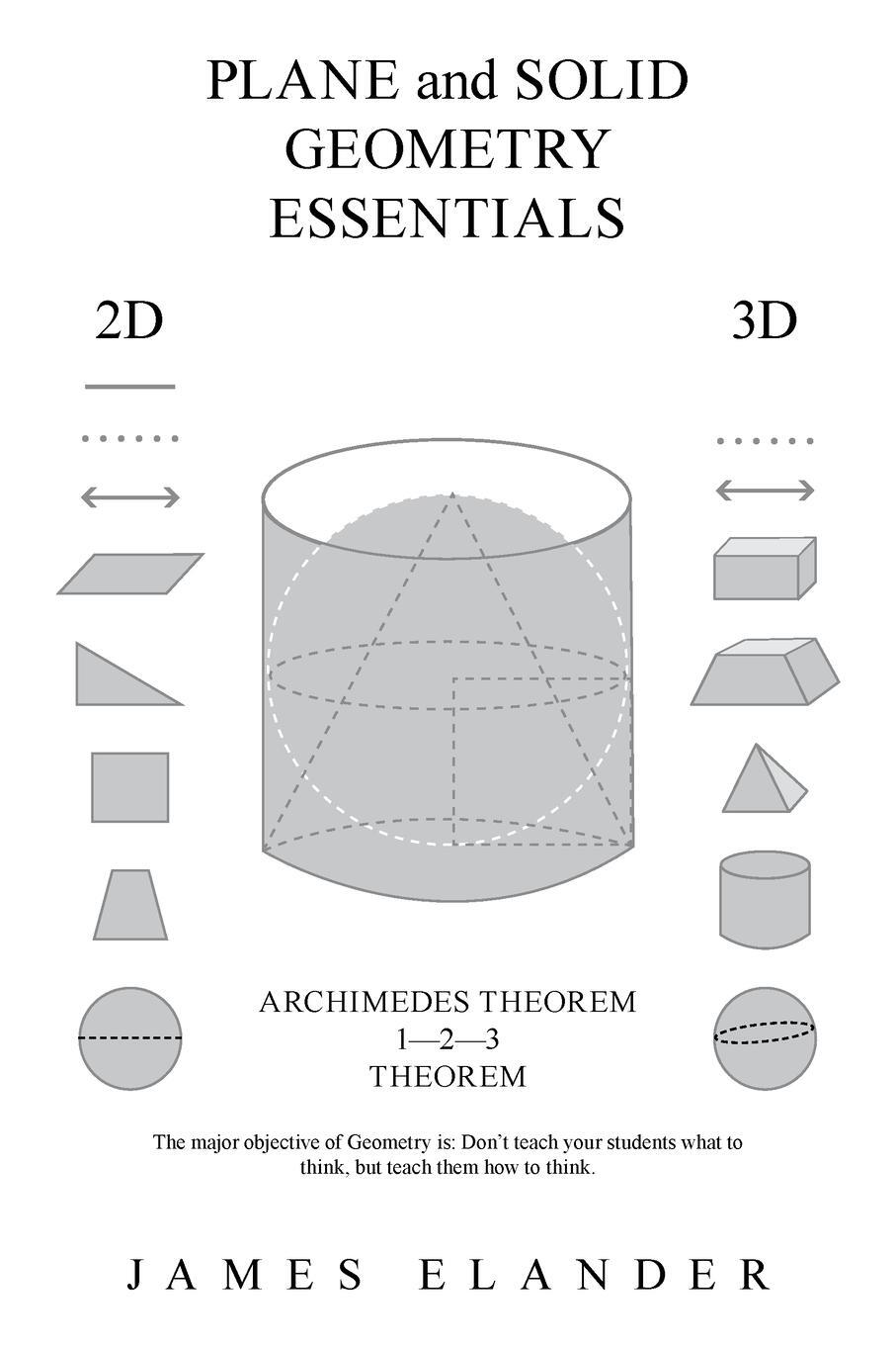Cover: 9781796059618 | Plane and Solid Geometry Essentials | James Elander | Taschenbuch