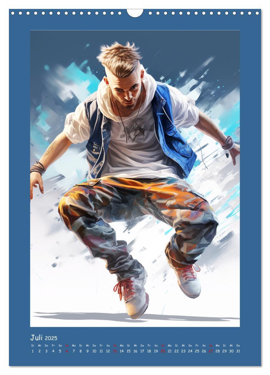 Bild: 9783435863518 | Urban Dancer. Streetstyle-Szene-Illustrationen (Wandkalender 2025...