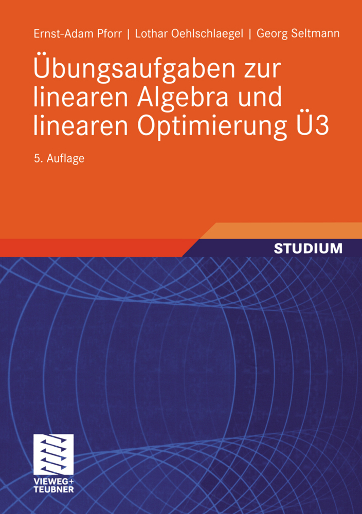 Cover: 9783519002246 | Übungsaufgaben zur linearen Algebra und linearen Optimierung Ü3 | Buch