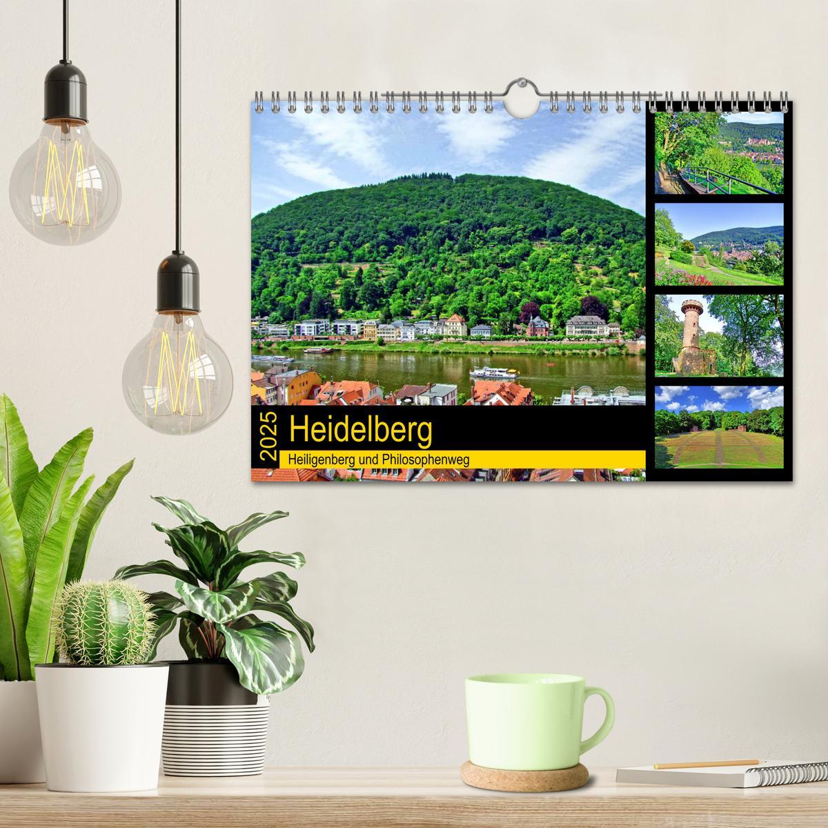 Bild: 9783435440696 | Heidelberg - Heiligenberg und Philosophenweg (Wandkalender 2025 DIN...