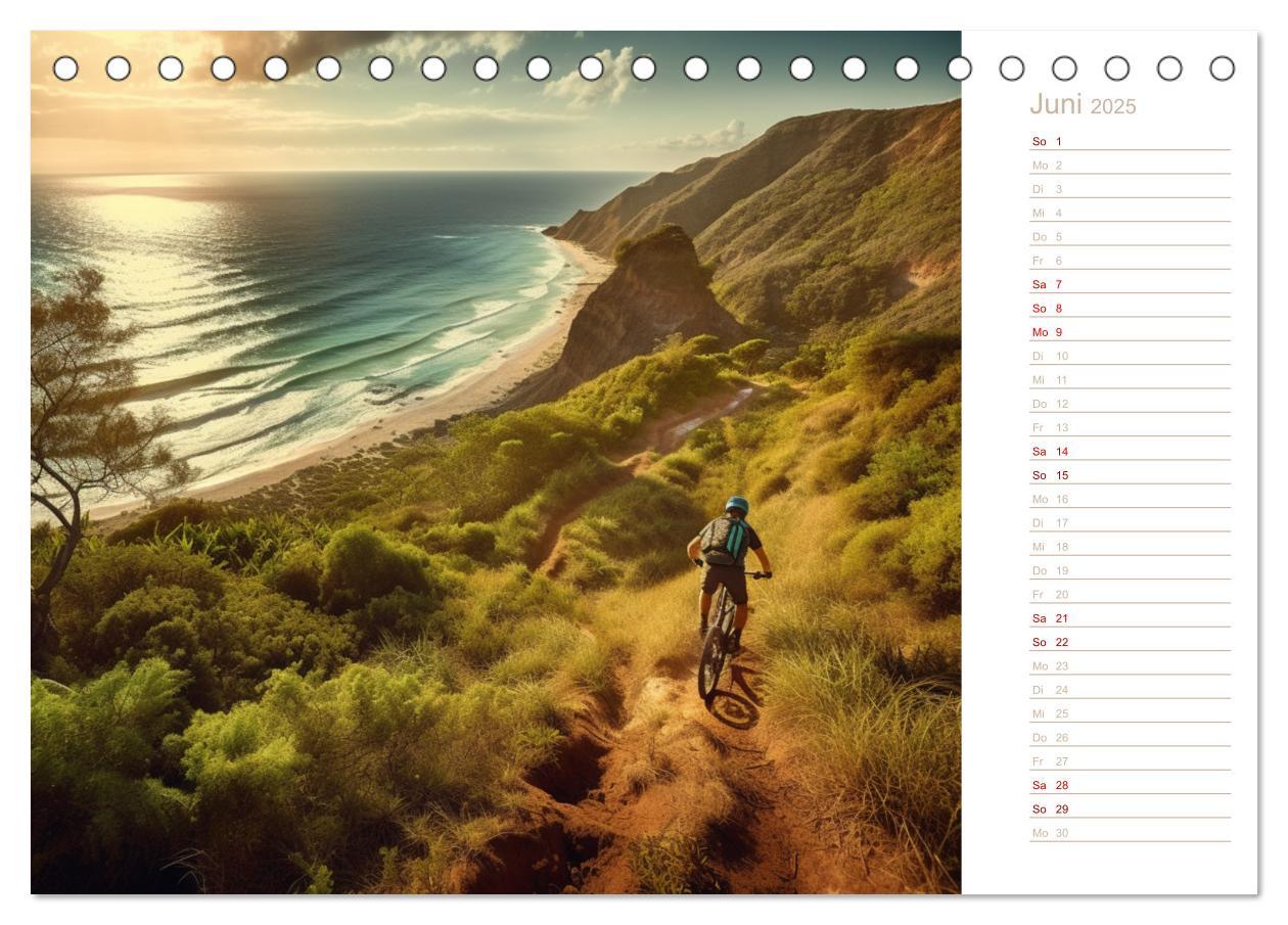 Bild: 9783383910425 | Mit dem Mountainbike durch die Welt (Tischkalender 2025 DIN A5...