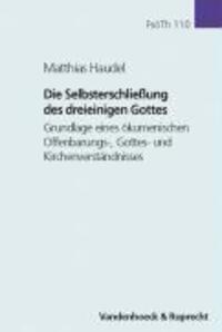 Cover: 9783525563380 | Die Selbsterschließung des dreieinigen Gottes | Matthias Haudel | Buch