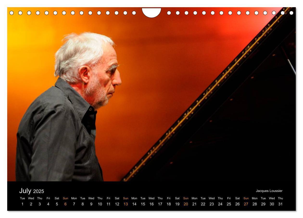 Bild: 9781325994519 | Jazz Pianists 2025 (Wall Calendar 2025 DIN A4 landscape), CALVENDO...