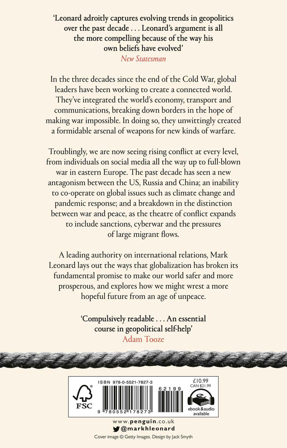 Rückseite: 9780552178273 | The Age of Unpeace | How Connectivity Causes Conflict | Mark Leonard