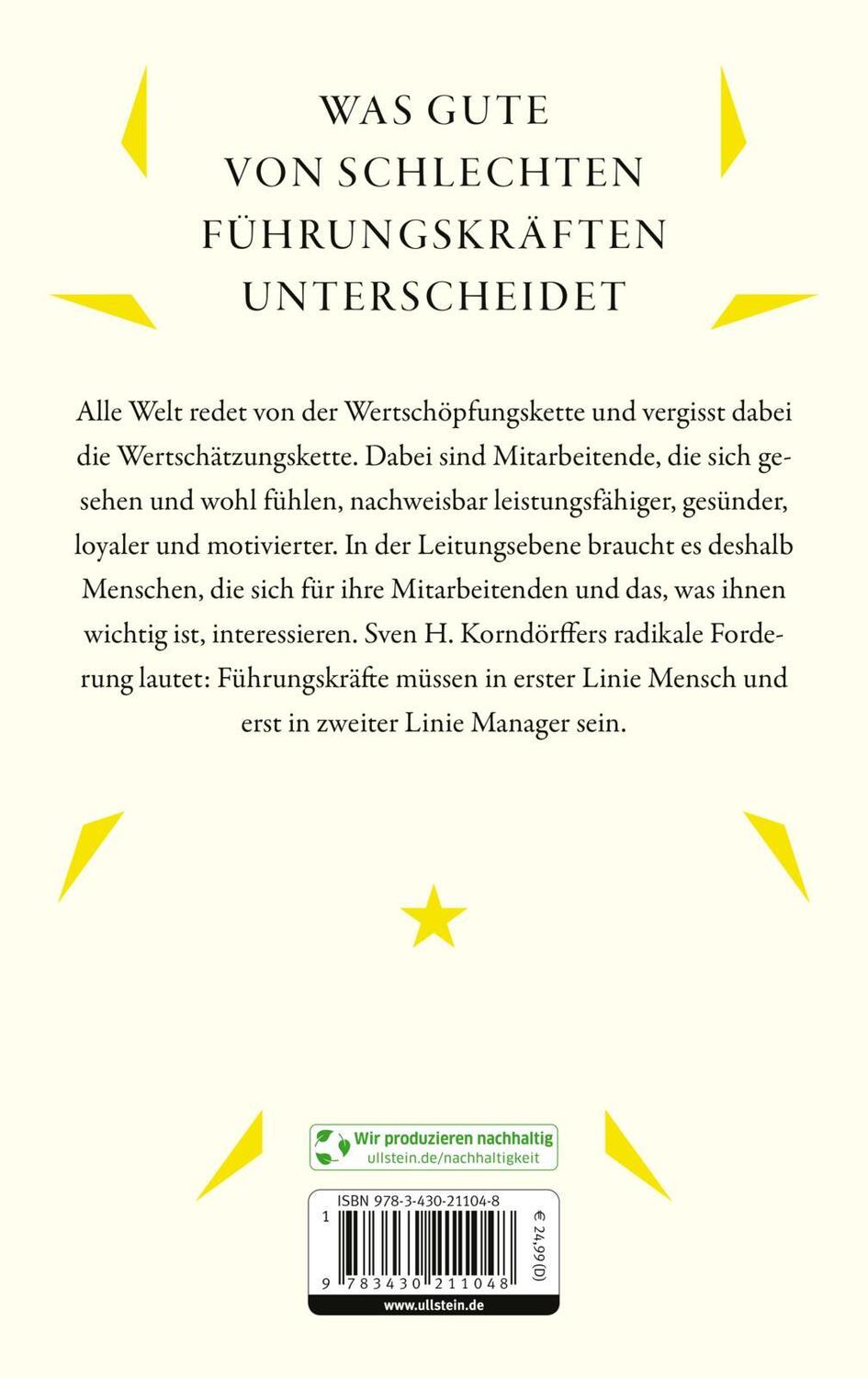 Rückseite: 9783430211048 | Die Wertschätzungskette | Sven H. Korndörffer | Buch | 288 S. | 2024