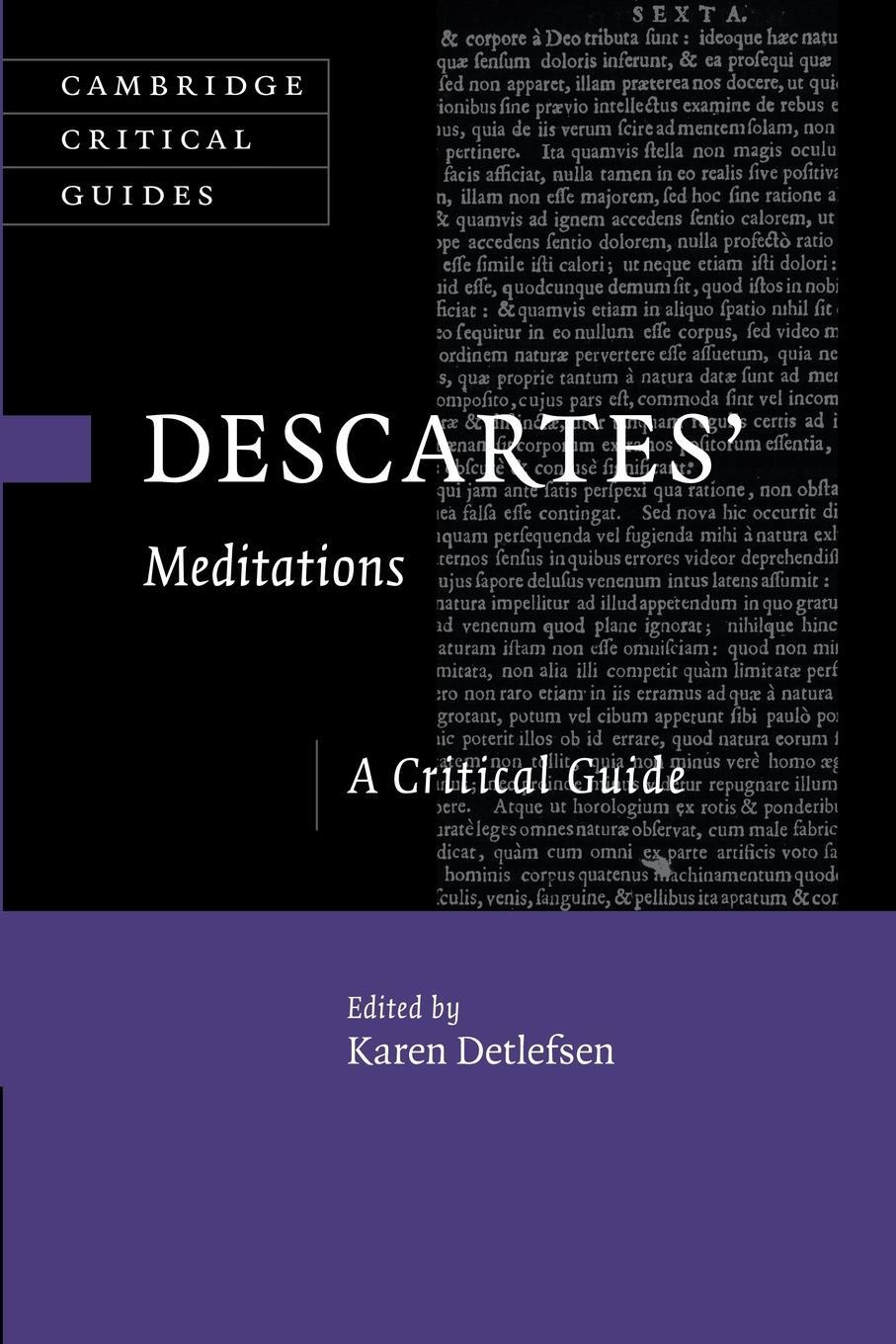 Cover: 9781107463172 | Descartes' Meditations | A Critical Guide | Karen Detlefsen | Buch